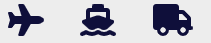 airport sea road icon
