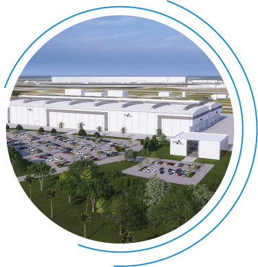 Rendering of new Aura Aero facility in Florida Rendering of new Aura Aero facility in Florida