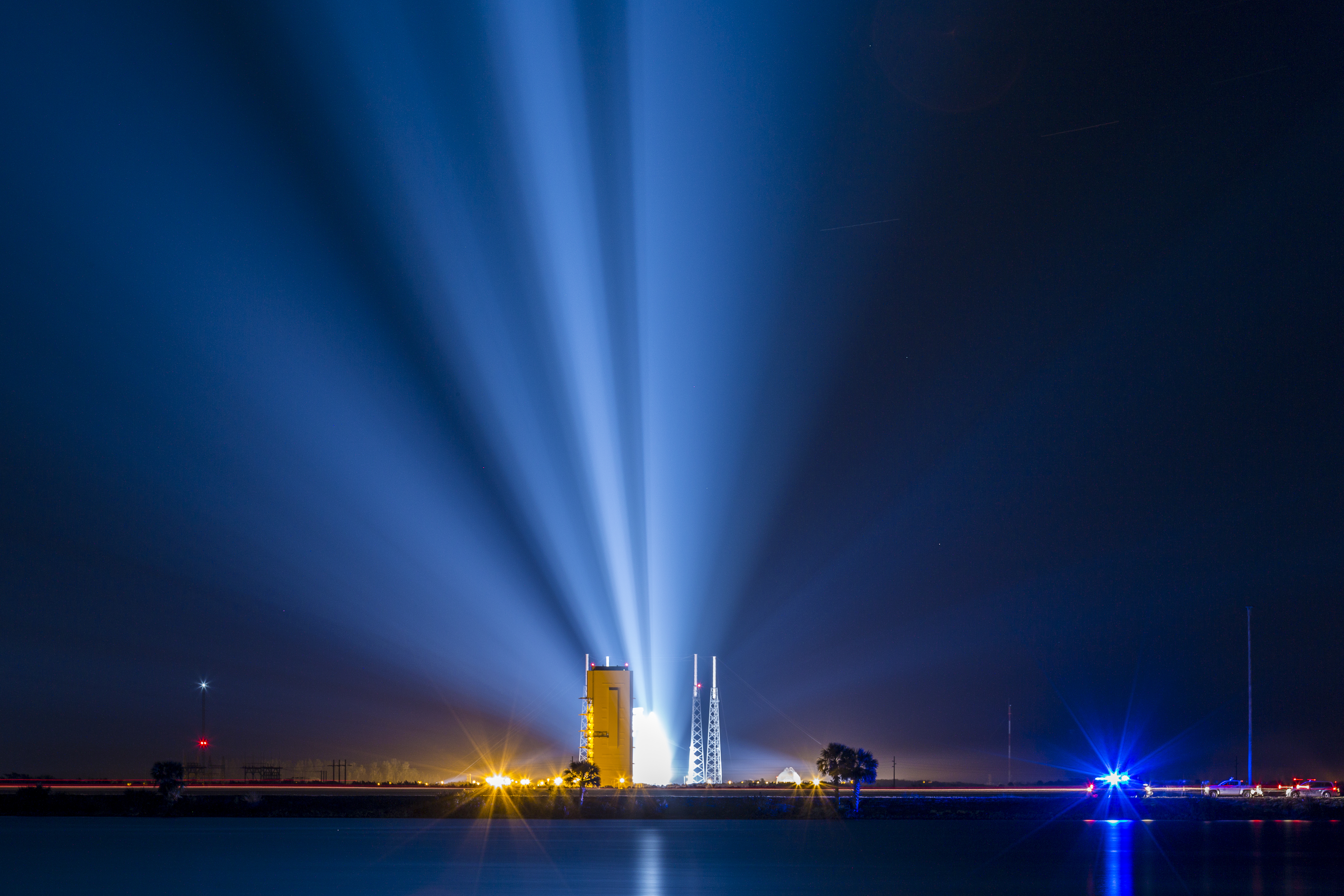 A ULA rocket ready for night launch from Florida’s Space Coast A ULA rocket ready for night launch from Florida’s Space Coast