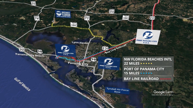 idc panama city map view